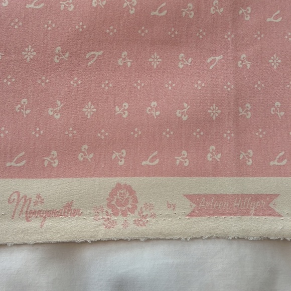 Pale pink Merryweather cotton knit fabric - Picture 3 of 6